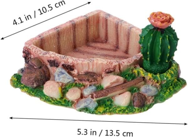 Yardwe 3 Piezas tazón de Comida Plato de Agua de Reptil Tanque de Reptiles Plato de Comida de Tortuga Juguete Pet Feeder Comedero para Reptiles Suministros para Mascotas tazón de Reptil - Image 7