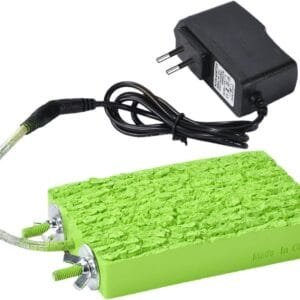 Fowybe Percha para pájaros con calefacción - Calentador termostático para 5 W para Jaula,Percha termostática Resistente a mordeduras para pájaros, Accesorios Jaula para Loros, hámster