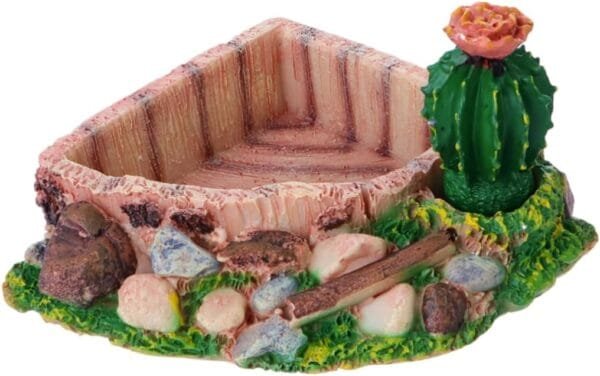 Yardwe 3 Piezas tazón de Comida Plato de Agua de Reptil Tanque de Reptiles Plato de Comida de Tortuga Juguete Pet Feeder Comedero para Reptiles Suministros para Mascotas tazón de Reptil - Image 6
