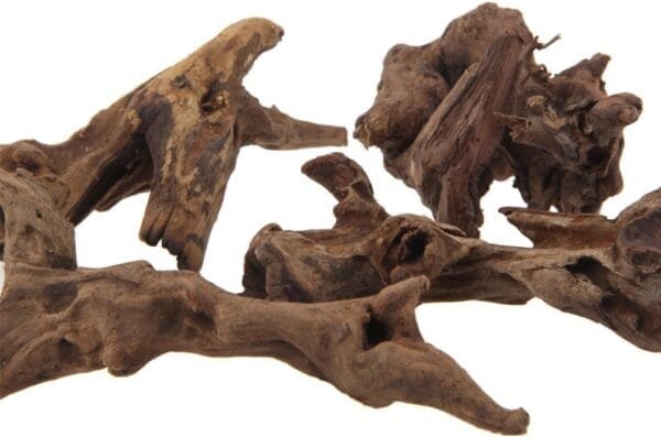 Emours - Ramas de madera natural para reptiles y decoración de acuarios y pecera, surtido de distintos tamaños pequeño (4 unidades) - Image 3