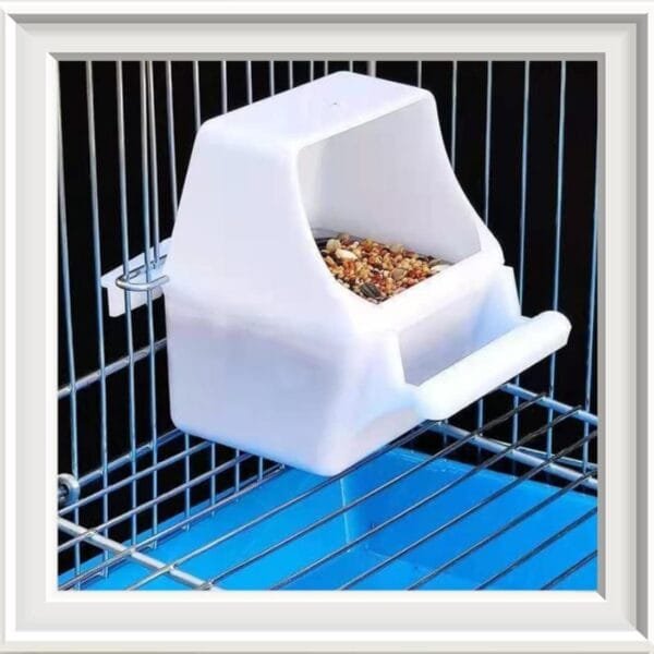 Recambio comedero jaulas pequeñas pájaros - Accesorios para jaulas y pajareras, Accesorios para pájaros, Comederos de Aves, Comida pájaros, 7,5 * 5,5 * 9 cm - Image 3