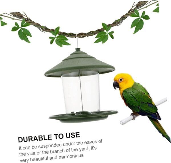 BESPORTBLE Comedero para Jaula De Pájaros Comedero para Pájaros Colgante Caja De Comida para Pájaros De Plástico para Exteriores 1 Unidad Squirrel Feeder - Image 8