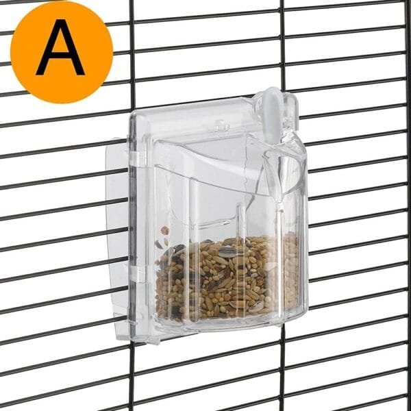 Ferplast Jaula para Pájaros Ibiza Open Jaula Pájaros, Canarios, Periquitos, Cotorras, Agapornis, de Metal, Todos los Accesorios Comedero Perchas 49.5 x 30 x h 69 cm. - Image 3