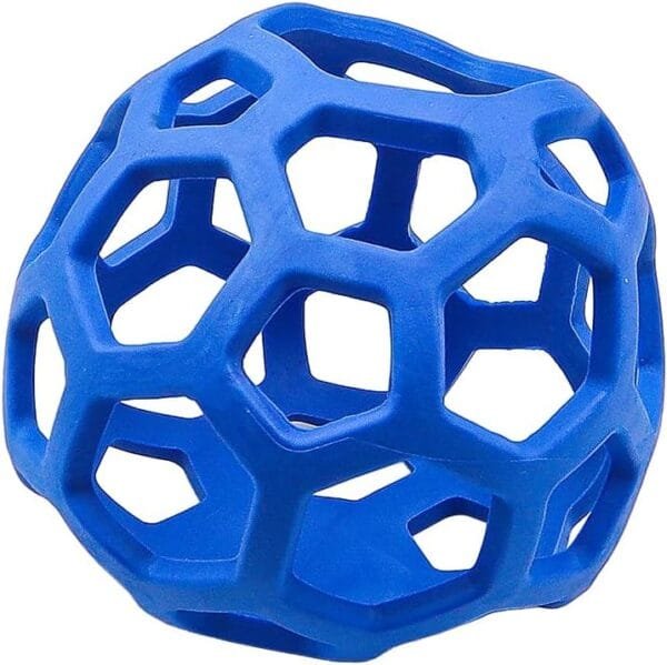ieron Bola de comedero de heno colgante para conejo, juguete para animales pequeños, mascotas, cobayas y tortugas (azul) - Image 2