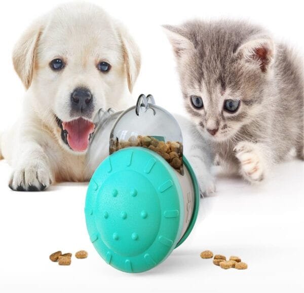 Comida para Perros Ball, Alimentador de Comida Perros Juguete, dispensador Comida Perros, Juguete Interactivo para Gatos y Perros, Comida Lenta Juguete para Perro, Entrenamiento de Gatos y Perros IQ - Image 2