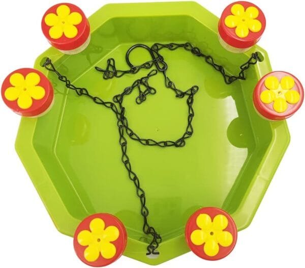 Bañera para Pajaros Jardin,Bebedero Pajaros Exterior Colgar,Comedero Pajaros Exterior,Pajaros Decorativos De Jardín,con 6 Bebederos Automáticos para Pájaros,Agapornis,bañera para Pajaros Canarios - Image 2