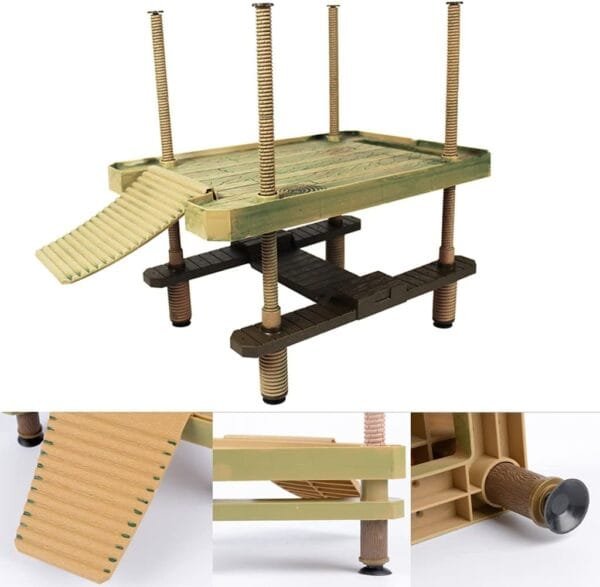 Btgghytr Soporte para escalada de tortugas, para casa, para acuario, adornos para tortuga, juguete para escalada de tortuga - Image 5