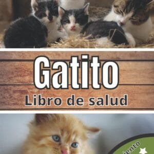 Gatito libro de salud: Seguimiento diario de mi gato | Seguimiento de comportamiento, alimentación, veterinario, médico | Propietario y niño ideal