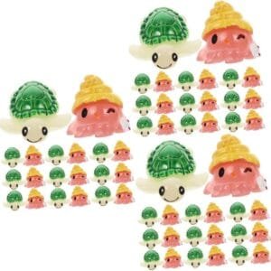 Yardwe 60 Piezas Mini Modelo De Tortuga Figura De Tortuga De Resina Figuras De Animales Pequeños Mini Figura Tortuga De Juguete Tortuga En Miniatura Figuras Pequeñas Figuras De Delfines