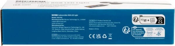 NICREW Luz Sumergible con Remoto Control y LED de Espectro Completo para Acuario, Luz Plantado Subacuática para Tanque con Pez, Lámpara Impermeable para Acuario, 2W - Image 7