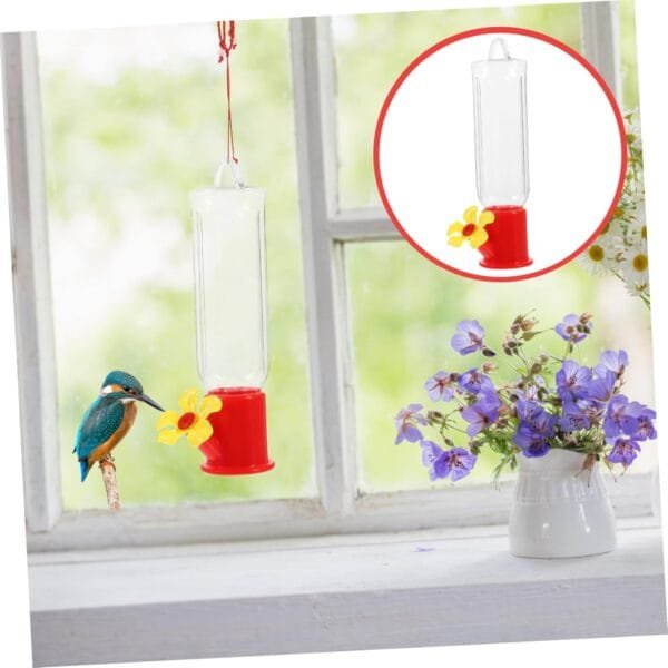 BESPORTBLE 4 Piezas Alimentador De Jaula De Pájaros Comederos De Plástico para Pájaros Comederos Creativos para Pájaros Bebedero para Pájaros Exterior El Plastico Tazón De Comida para Pájaros - Image 3