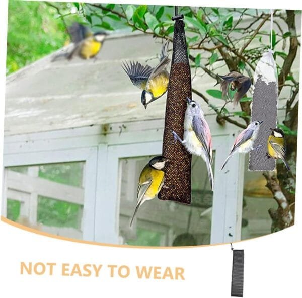 Yardwe 24 Piezas Bolsa De Comida para Pájaros Comedero para Pájaros Calcetín Bolsas De Alimentación De Pájaros Comederos De Saco para Pájaros Embudos Comedero para Pájaros Tolva Poliéster - Image 3