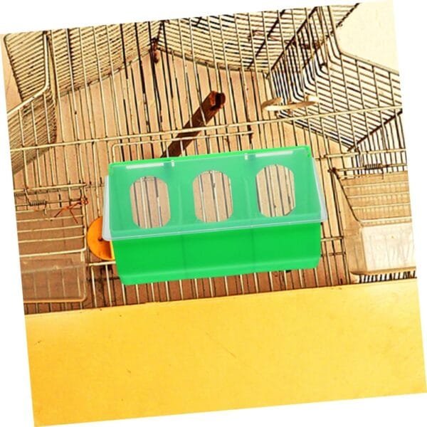 Yardwe 2 Comederos para Palomas Jaula para Pájaros Práctico Comedero para Pájaros Cuenco De Comida para Pájaros Comedero Colgante para Pájaros Contenedor De Comida para Pájaros - Image 8