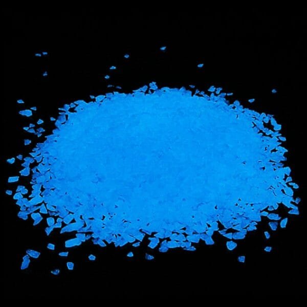 Herefun Piedras Luminosas Decorativas, 300g Gravilla Piedras Luminosas Azul, Guijarros Luminosas Fluorescentes para Casa, Jardín, Acuario y Pecera (Azul)