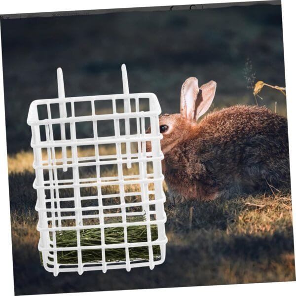 Happyyami Estante De Heno De Conejo Comedero para Conejitos Conejo Alimentador Comederos para Conejos Suministro De Conejo Suministros para Hámster Titular Hierro Forjado - Image 8