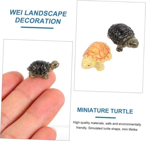 YARNOW 30 Piezas Tanque De Peces Tortuga Paisajismo Mini Ollas Miniture Decoración Animales Juguetes Criatura Marina Juguetes Mini Tortugas Mar Animal Estatuilla Pecera Adornos Resina - Image 6