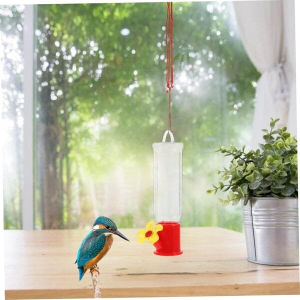 BESPORTBLE 4 Piezas Alimentador De Jaula De Pájaros Comederos De Plástico para Pájaros Comederos Creativos para Pájaros Bebedero para Pájaros Exterior El Plastico Tazón De Comida para Pájaros - Image 9