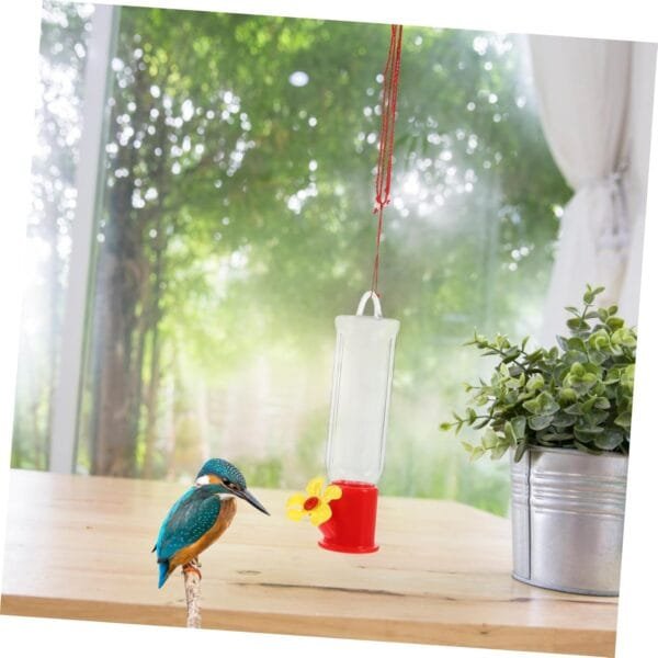 BESPORTBLE 4 Piezas Alimentador De Pinzones Contenedor De Comida para Pájaros Comedero para Pájaros Comederos para Pájaros Colgantes para Exteriores El Plastico Decorar Estanco - Image 4