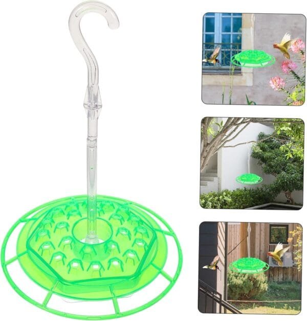 YARNOW 3 Piezas Comedero Colgante para Pájaros Tazón De Comida para Pájaros Comedero para Colibríes Comedero De Agua para Pájaros Comedero para Pájaros El Plastico El Pájaro Dispensador - Image 8