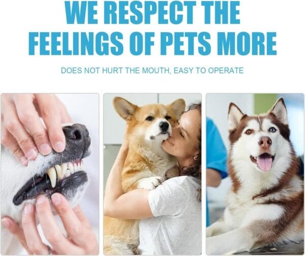 Pasta de Dientes para Perros y Gatos, Limpieza Dental para Perros, Cuidado Dental para Perros y Gatos, para La Limpieza E Higiene Bucal De Los Perros, Previene El Mal Aliento 60g - Image 4