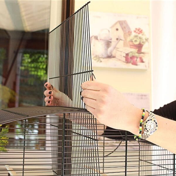 Ferplast Jaula para Canarios y Pájaros Exóticos CANTO, Jaula de cría con Separador y Accesorios - Image 4