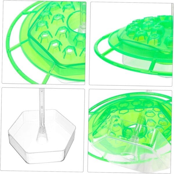 YARNOW 3 Piezas Comedero Colgante para Pájaros Tazón De Comida para Pájaros Comedero para Colibríes Comedero De Agua para Pájaros Comedero para Pájaros El Plastico El Pájaro Dispensador - Image 3