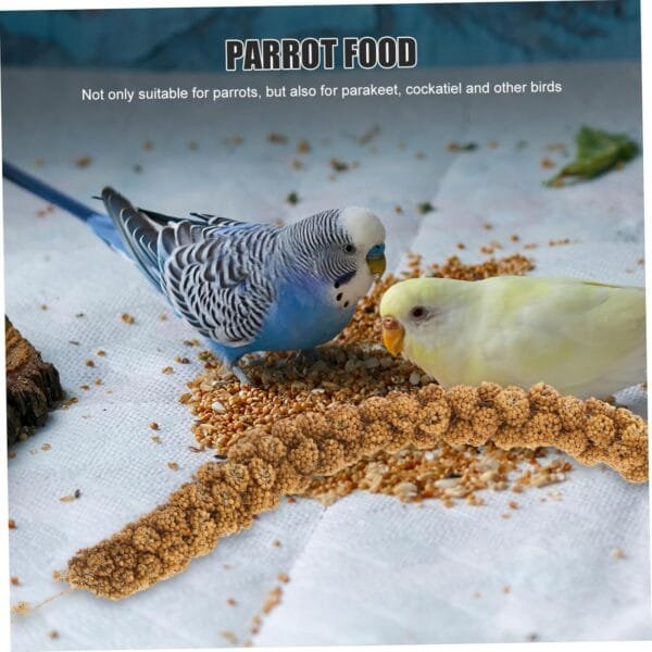 HAPINARY 1 Juego De Comida para Loros Y Mijo Suministros De Comida para Pájaros Granos Naturales Portátiles Cacatúa Granos Naturales Comida para Loros Granos Naturales para Loros - Image 8