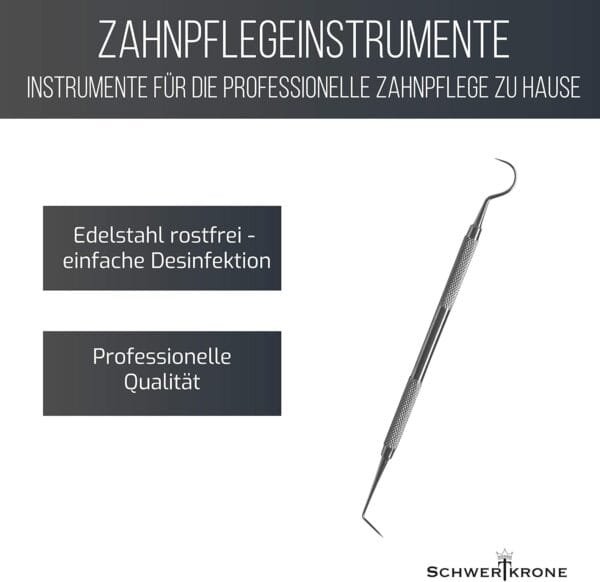 Schwertkrone, Eliminador de sarro para perros de acero inoxidable con 2 cabezas, cuidado dental para perros - Image 3