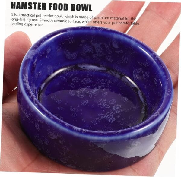 BESPORTBLE 6 Piezas tazón de cerámica de hámster tazón de Fuente de alimentación del hogar Plato de Comida de Chinchilla Comedero para Conejos y Hamsters cobayas Accesorios comedero Lavable - Image 6