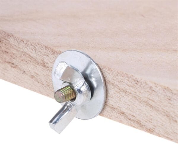 Plataforma De Percha De Pájaro De Madera De Manzana Natural, Accesorios De Jaula De Pájaros De Rama, Molienda De Garras, para Periquitos, Cacatúas, Conures, Pinzones, Tortolitos, Etc (10cm *8cm*1.2cm) - Image 3