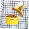 Yardwe Tazón De Comida para Loros Comedero para Periquitos Comederos para Jaulas De Pájaros Platos para Pájaros para Jaula Tazón De Alimentación para Pájaros Tazones De Comida para - Image 4