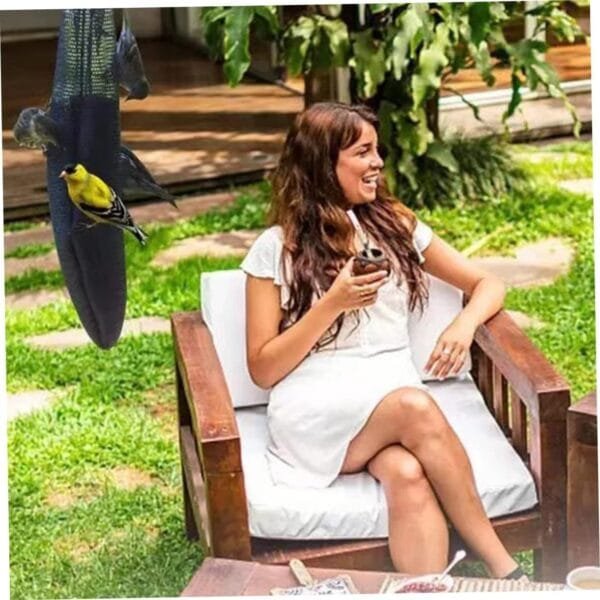 YARNOW 15 Piezas Bolsa Colgante para Comedero De Pájaros Comederos para Pájaros con Cámara para Exteriores Bolsas De Red para Jardín Comida De Pajaro Falta Comida Accesorios Nailon - Image 5