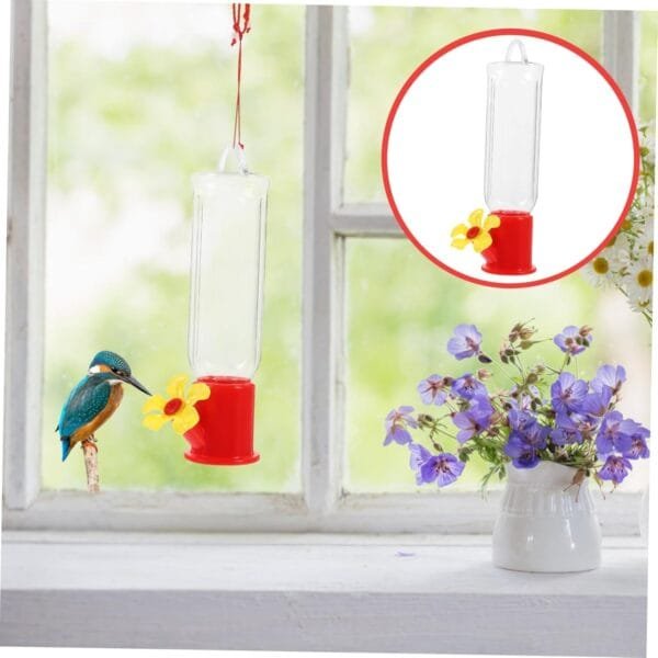 BESPORTBLE 4 Piezas Alimentador De Pinzones Contenedor De Comida para Pájaros Comedero para Pájaros Comederos para Pájaros Colgantes para Exteriores El Plastico Decorar Estanco - Image 7