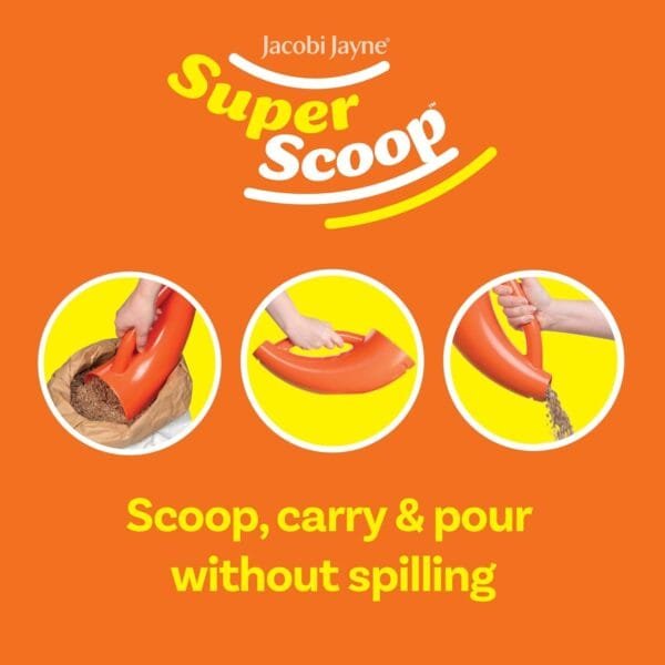 Jacobi Jayne® SuperScoop™ - Cuchara para Semillas de pájaros, Recoge, Lleva y vierte sin derrames, llenar Tus comederos de pájaros con Comida para pájaros, también es una Gran Cuchara de - Image 3