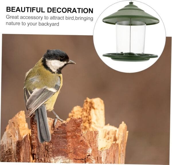 BESPORTBLE Comedero para Jaula De Pájaros Comedero para Pájaros Colgante Caja De Comida para Pájaros De Plástico para Exteriores 1 Unidad Squirrel Feeder - Image 6