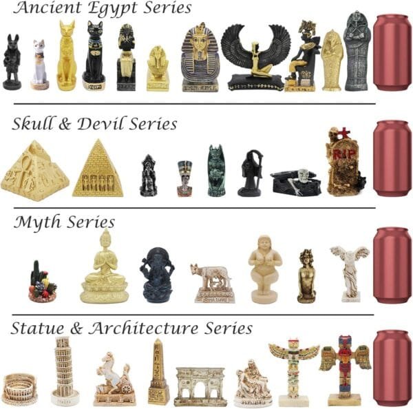Decoración de pecera con alas de la victoria de Samotracia Decoración de pecera Escultura Estatuas Figurine Antigua Grecia Reptil Tortuga Lagarto Tanques de araña Terrario Estatua Decoración Ornamento - Image 7