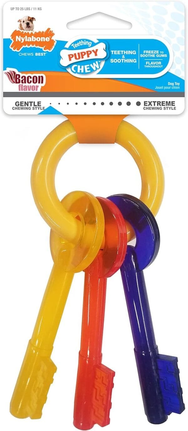 Nylabone - Teething Keys pequeño, juguete para dentición de cachorros - Image 7
