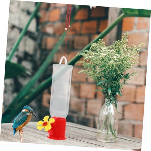 BESPORTBLE 4 Piezas Alimentador De Pinzones Contenedor De Comida para Pájaros Comedero para Pájaros Comederos para Pájaros Colgantes para Exteriores El Plastico Decorar Estanco - Image 2