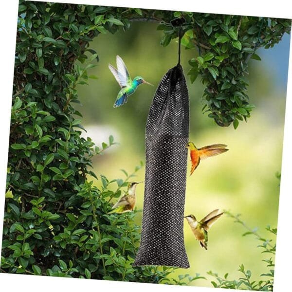 Yardwe 24 Piezas Bolsa De Comida para Pájaros Comedero para Pájaros Calcetín Bolsas De Alimentación De Pájaros Comederos De Saco para Pájaros Embudos Comedero para Pájaros Tolva Poliéster - Image 9