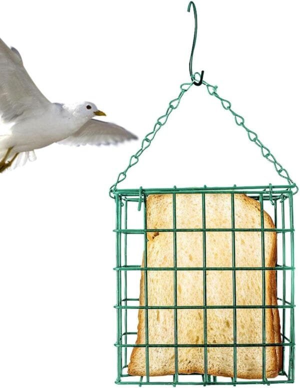 HMLTD sebo para pájaros - Contenedor Comida Tit para Colgar al Aire Libre | Capacidad para un Pan, Dispositivo alimentación a Prueba Herrumbre Fácil Usar y Muy Adaptable