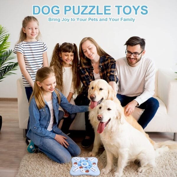 HoaaiGo Juguete para perros inteligencia, rompecabezas para perros, juguetes interactivos para perros para entrenamiento de IQ para estimulación mental, juguete de enriquecimiento para perros con - Image 7