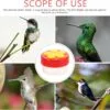 YARNOW 2 Juegos De Comederos para Pájaros para Exteriores Comida para Pájaros Contenedor Transparente para Exteriores Dispensador De Comedero Decorativo para Pájaros Contenedor - Image 5