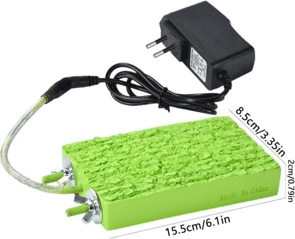 Fowybe Percha para pájaros con calefacción - Calentador termostático para 5 W para Jaula,Percha termostática Resistente a mordeduras para pájaros, Accesorios Jaula para Loros, hámster - Image 4