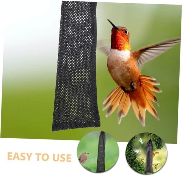 Yardwe 24 Piezas Bolsa De Comida para Pájaros Comedero para Pájaros Calcetín Bolsas De Alimentación De Pájaros Comederos De Saco para Pájaros Embudos Comedero para Pájaros Tolva Poliéster - Image 8
