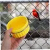 Yardwe Tazón De Comida para Loros Comedero para Periquitos Comederos para Jaulas De Pájaros Platos para Pájaros para Jaula Tazón De Alimentación para Pájaros Tazones De Comida para - Image 5