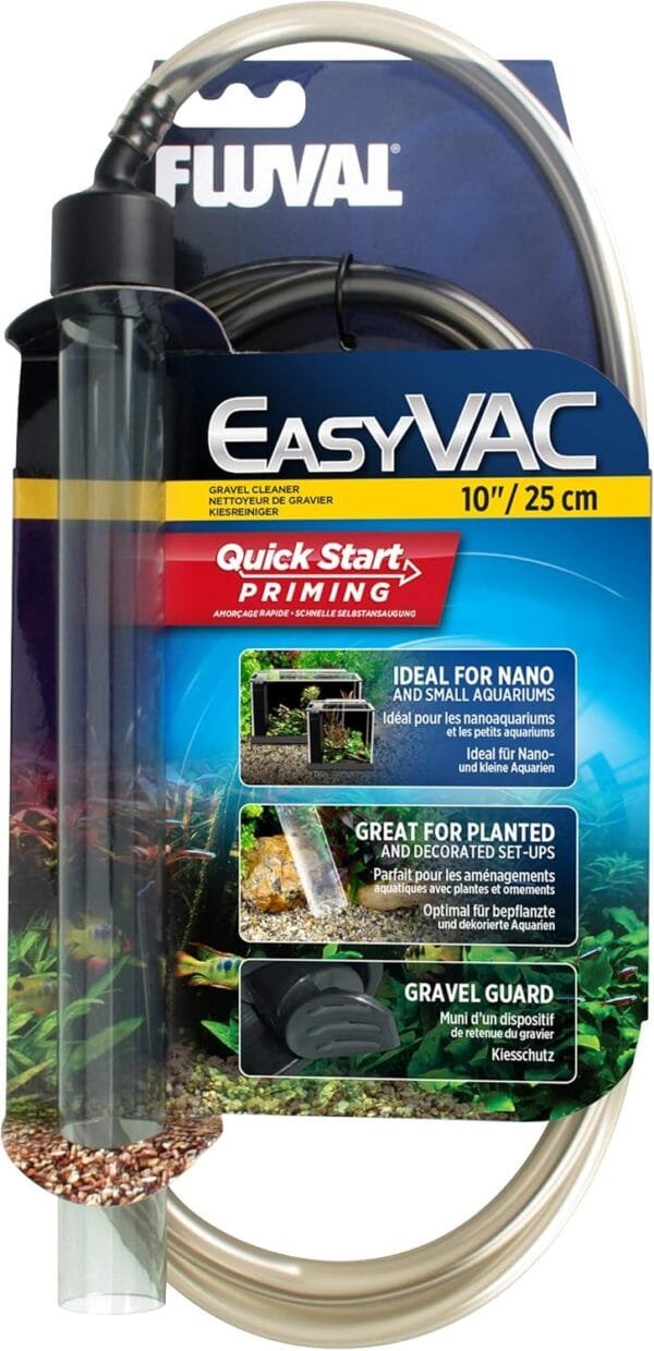 Fluval Limpiador de Grava Easy Clean, Blanco, Mini, Para Razas grandes