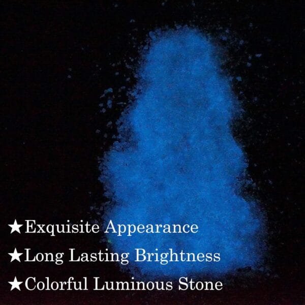 Herefun Piedras Luminosas Decorativas, 300g Gravilla Piedras Luminosas Azul, Guijarros Luminosas Fluorescentes para Casa, Jardín, Acuario y Pecera (Azul) - Image 6