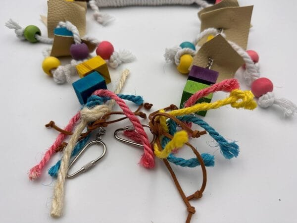Juguetes para Pajaros, Juguetes para Columpios de Pájaros,Juguetes para Pájaros Colorful Columpio para Loros Accesorios Jaula Pajaros Bite Toy,Columpios para Pájaros Loros Hamacas para Pájaros - Image 10