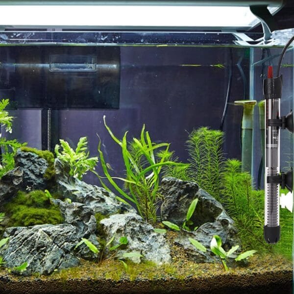 Ailgely Calentador Acuario Sumergible 25W, Mini Varilla de Calentamiento del Acuario con Termostato y 2 ventosas, Calentador de acuarios para Tanques de Peces y acuarios (30 L) - Image 2