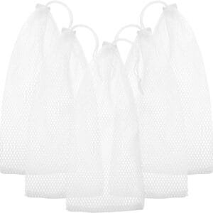 YARNOW 5 bolsas de malla para comida para pájaros, comedero colgante para pájaros, red de alimentación de malla para pájaros, bolsa de alimentación para pájaros, calcetines para comederos de pájaros,